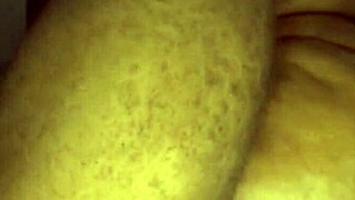 ebony wife sleeps through wet pussy pounding lover