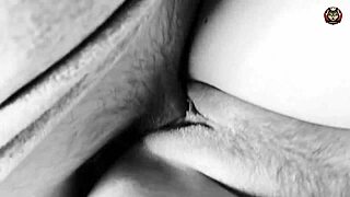 closeup tight shaved pussy fucked hard ending in massive cumshot