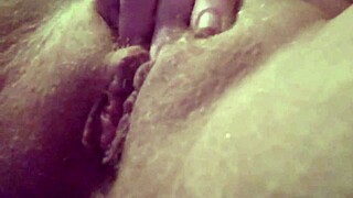 Amateur milf wife cums multiple times in solo masturbation frenzy