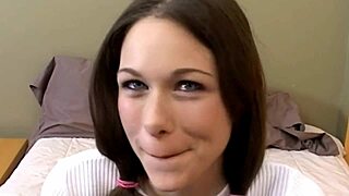 Sweet 18+ cutie shines in wild porn casting interview!