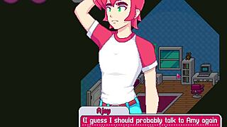 redhead teen drops towel exposing small tits in steamy shower