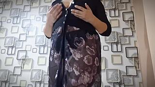 Hot Asian Girl Plays Passionate with Natural Big Tits