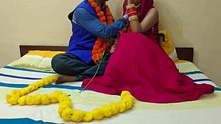 desi bride's first night teasing addicted hubby fuck