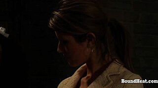 two young czech lesbians bound in prison for femdom humiliation games