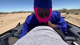 class hoe graduates bent over big black cock doggystyle ass shakin moanin!