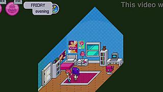 redhead teen drops towel exposing small tits in steamy shower