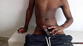 18 year old petite ebony babe with big clit pussy masturbates dripping wet for you