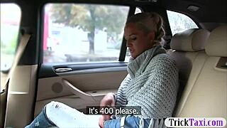 Huge Boobs Blonde Passenger Railed Hard In Cab