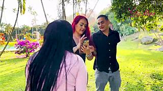 bf cheats with friend but i forgive in hot threesome