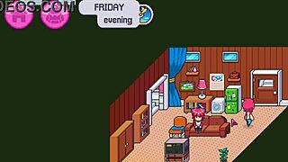 redhead teen drops towel exposing small tits in steamy shower