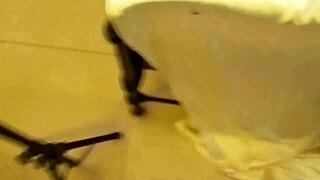 White milf in satin lingerie heels pussy licked asshole fingered pov!