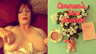 carmen granny deepthroats cock in christmas sucker scene