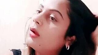 Naughty Indian babe dances with big tits shaking seductively