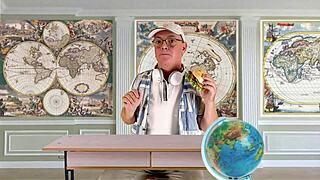 Torcelini Teaches Seas Oceans In Tight Pantyhose