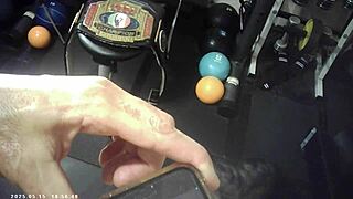 glasses brunette bj and sex in wrestling porn shoot