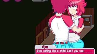 redhead teen drops towel exposing small tits in steamy shower