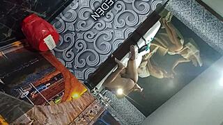 Watch me roughly suck and fuck my bull after his cum drips everywhere