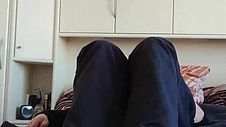 Wanna see my white sneaker socks foot tease? 😏