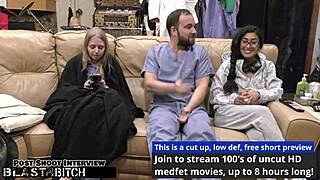 Jasmine Rose's hairy bush blasted with hot cum by doctor Tampa in fierce hospital fuck!