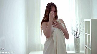 hot blonde gets massaged naked then fucked doggystyle