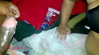 Huge saggy tits latina bbw sub licks ass in cuckold humiliation 😈🍑💦