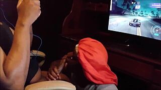 cutie milf deepthroats bbc sloppy till swallowing every drop