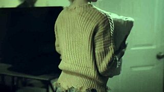 mature blonde milf mom treats young guy to sloppy blowjob and lick