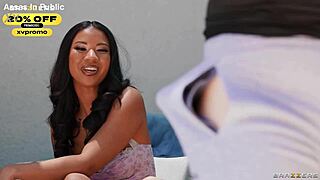 i crave clapping ameena green's juicy ass cheeks at the outdoor cookout cumshot