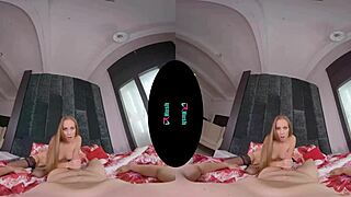 VrHush Kinuski Petite Blonde Stockings Missionary Ride POV