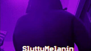 Damn, this ebony milf slut craves black mama action!