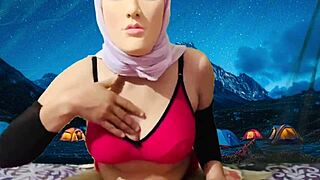 Nude camping? Show those big natural tits!