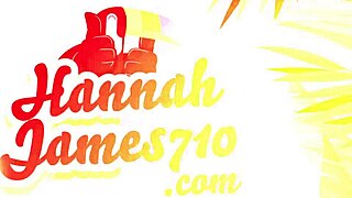 hannahjames710 tries pepe jeans over sexy lingerie