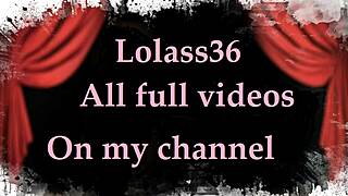 big ass brunette straps on black cock for anal pounding