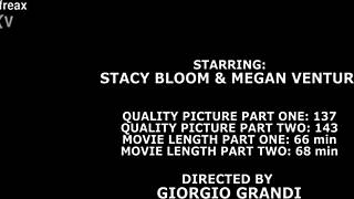 STACY BLOOM VS MEGAN VENTURI: WET 2ON2 BWC ANAL FISTING!