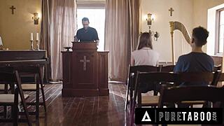 Penelope Kay Teases Priest Into Forbidden Anal Surrender Slowly