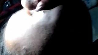 African teen slobber spits on dick with phat lips!