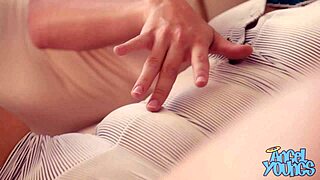 mmm close up angel young licks bambi blue pussy kissing wet