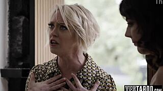 tease your ass with milf's big tits anal threesome?