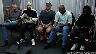 big tittied bubble butt blonde creampied hard in sloppy gangbang