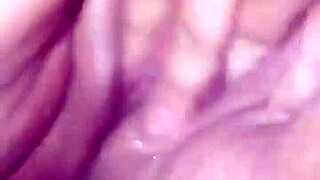 ela masturbates voyeur style endlessly