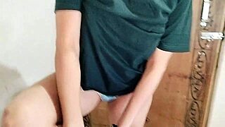 Desi schoolgirl first time fucked doggystyle by boyfriend 😈🍆💦