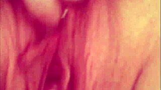 Intimate Close-Up of Pierced Shaved Pussy Peeing Fetish