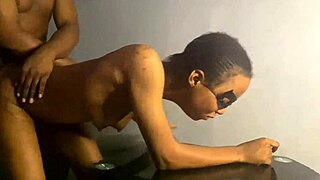 Horny ebony babe craves my black cock all day