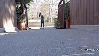 Officer Penny's dirty office facesit domination by Dana