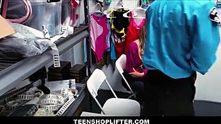 cute skinny blonde teen harper hill blows ryan mclane after shoplift