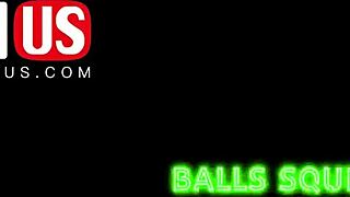 jerkaoke orgy explodes with madison morgan and rosalyn sphinx handjobs blowjobs