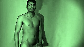 muscular stud jerks huge cock 💦🔥