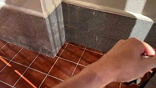 amateur babe caught masturbating big ass with gaping anal dildo toys