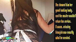 My hot Latina maid's dirty roleplay teases me wildly in POV