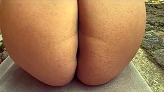 Big Ass Wife Flaunts Thong Teasing Her Juicy Curves